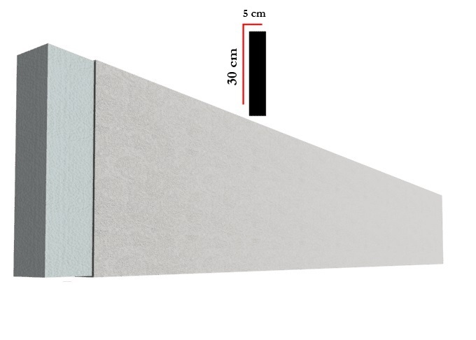 S_1080-30 Šambrána - US 1080 - 200x5x30cm – Obrázok 1