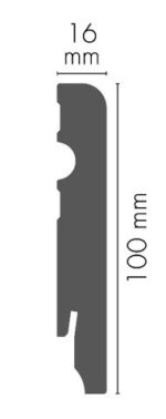 MDF soklová lišta ULMDF-07