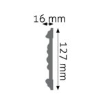 Stenová lišta zdobená ULNZ-02