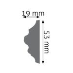 Stenová lišta zdobená ULNZ-05