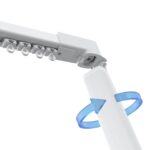 Elektrická teleskopická garniž Creativa na batériu, Zigbee, ovládanie aplikáciou a diaľkovým ovládačom